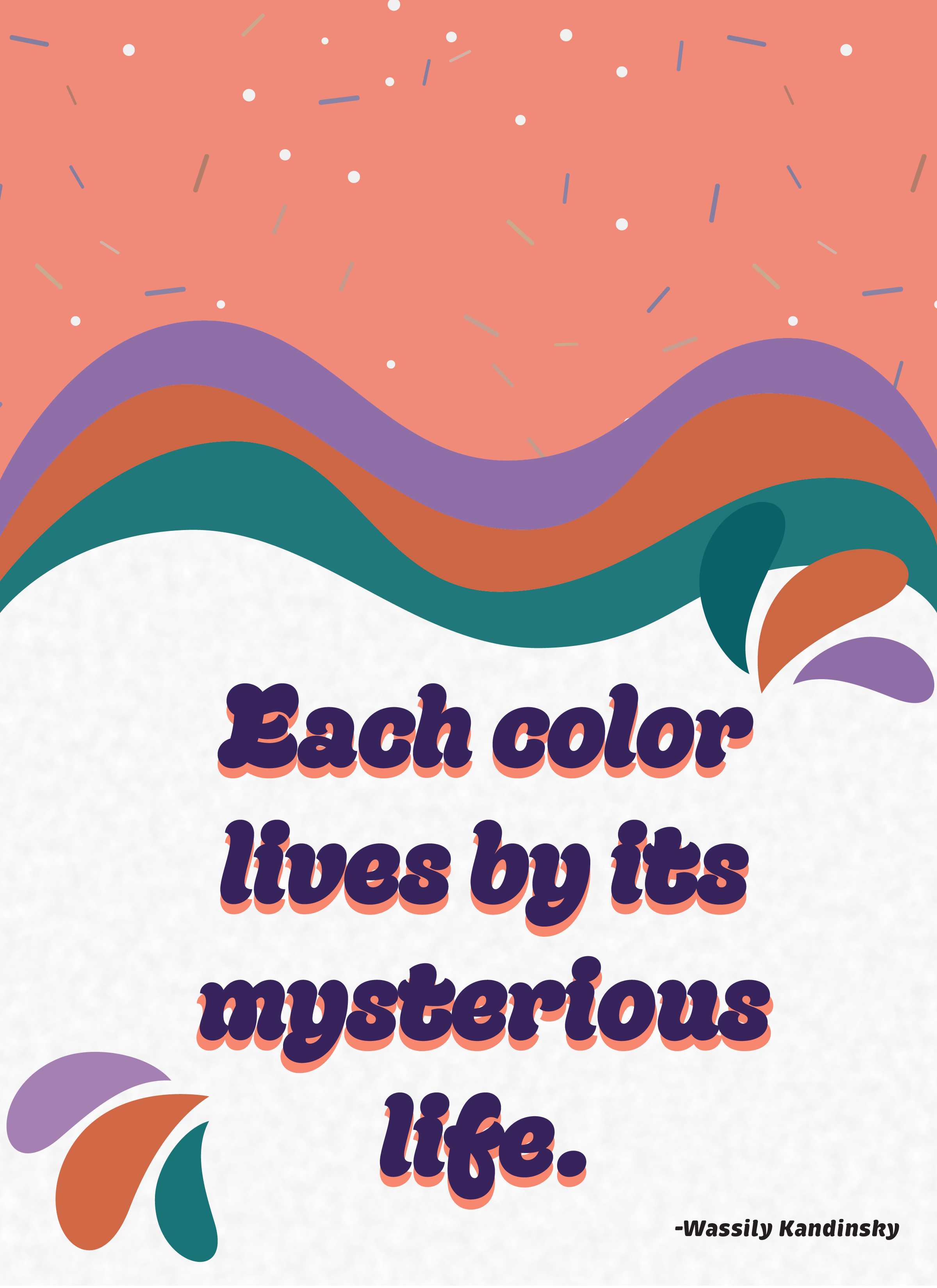Analogous Color Theory Poster